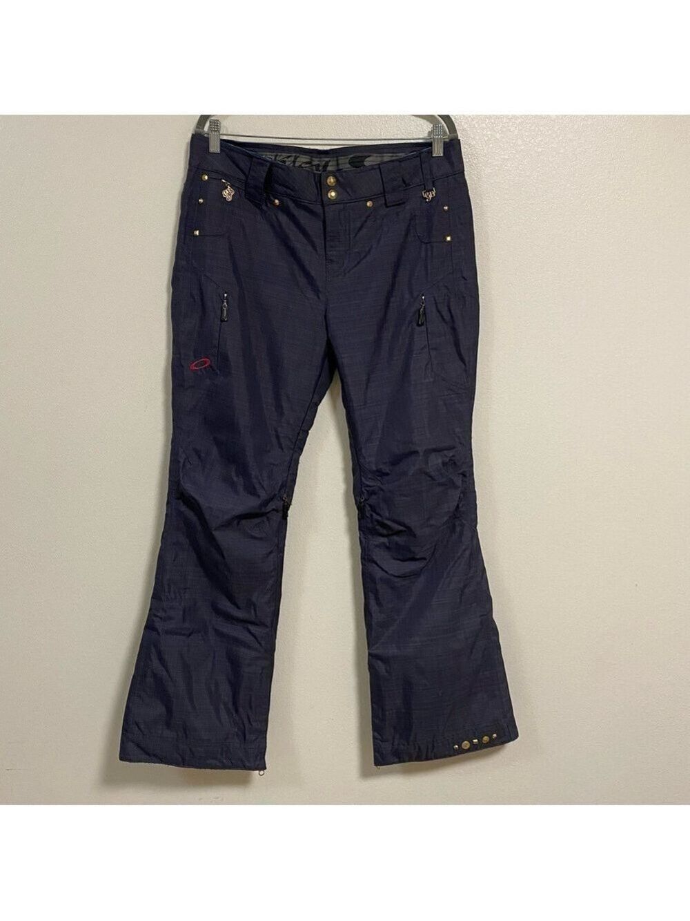 Oakley Gretchen Bleiler Snow Pants Women’s Size Medium Gray Winter Ski Pants